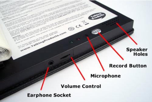 Talende fotoalbum med USB-kabel