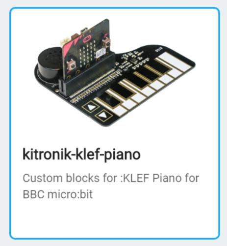 :KLEF piano til micro:bit V1