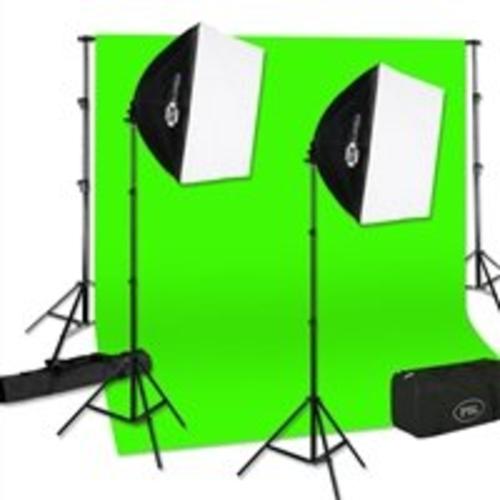 2 stk. Softbox-lamper til video