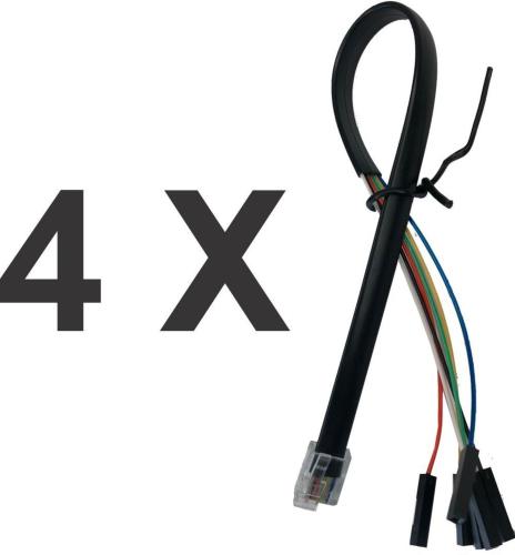 parallel forord hval Fire kabler til Bit:Booster og micro:bit