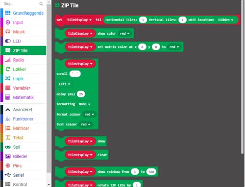 Zip Tile til micro:bit