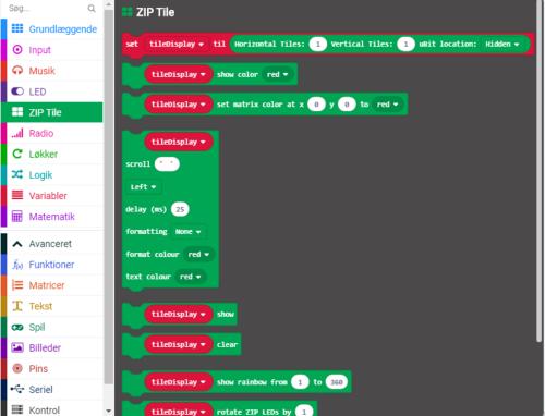 Zip Tile til micro:bit