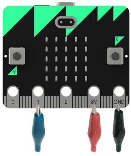 Micro:switch med krokodillenæb - til micro:bit