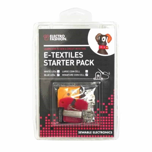 E-tekstil-kit med LED - lille batteriholder 2732