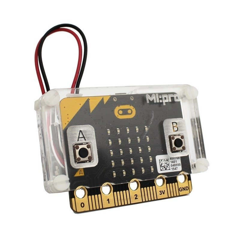 Klar case til micro:bit V1 med jst-connector - 5606