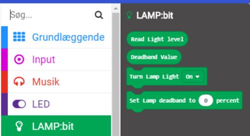 LAMP:Bit- en gadelampe til micro:bit