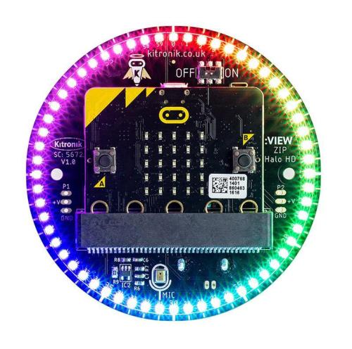 Vækkeur med Zip Halo HD til micro:bit