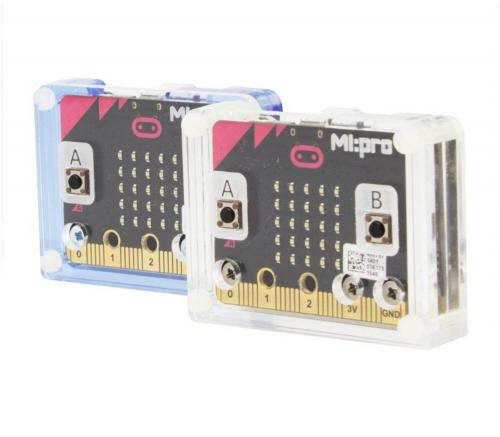 Klar case til BBC micro:bit V1 med knapceller