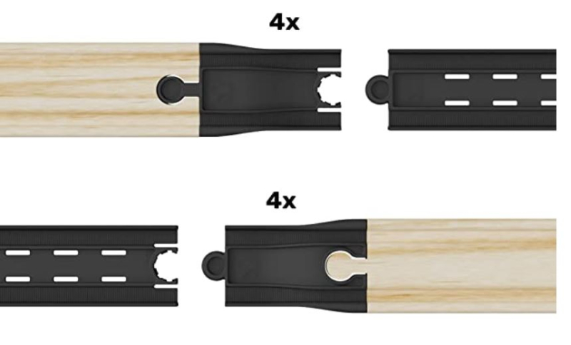 Adapter til Intelino og Brio-tog-skinner
