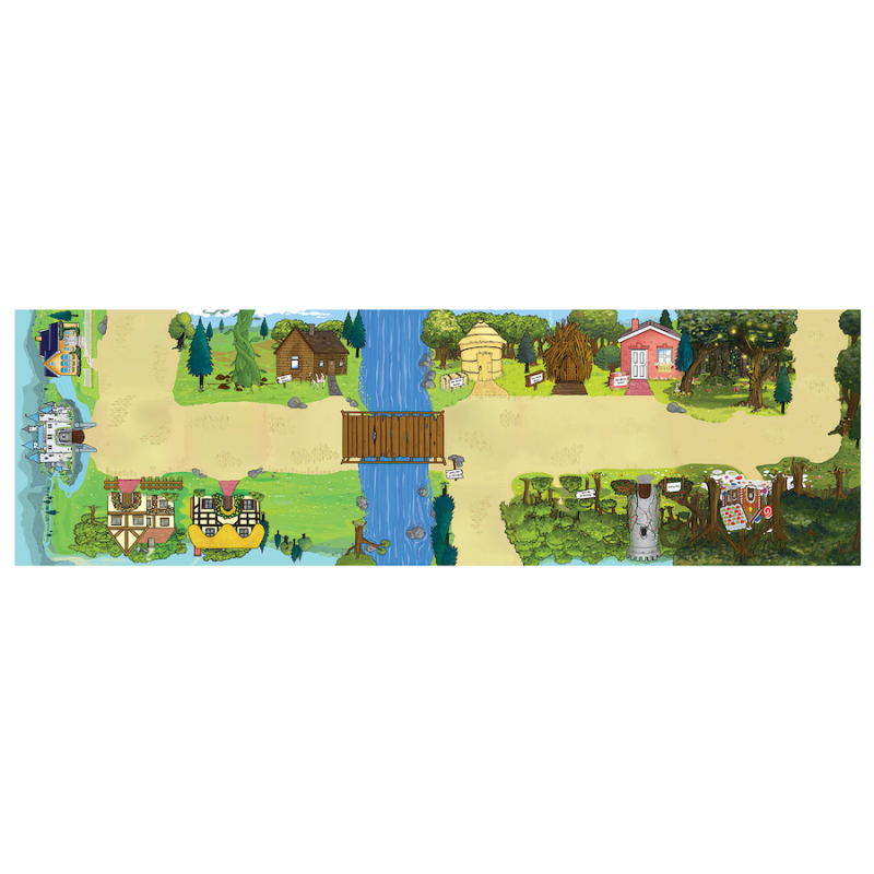 Eventyr-måtte til Bee-Bot og Blue-Bot