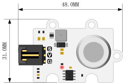 Mål Elecfreaks gassensor