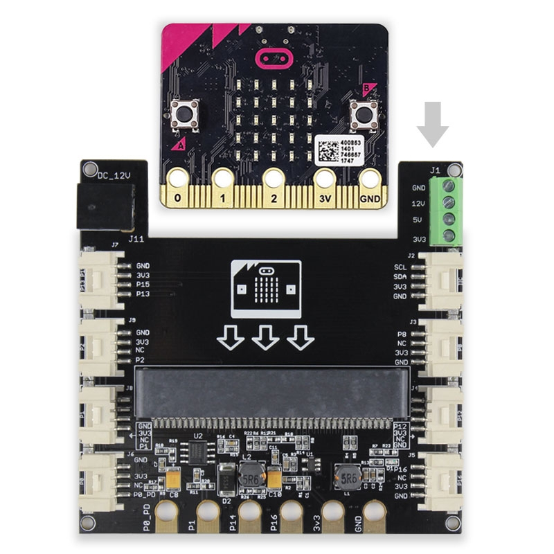 Crowtail-base shield til micro:bit