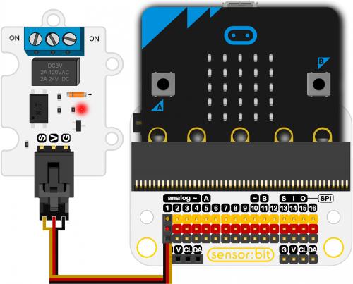 Octopus 1-channel relay forbindelse