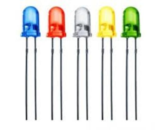 LED kit med 10 stk. 3 mm og 5 mm dioder i fem farver