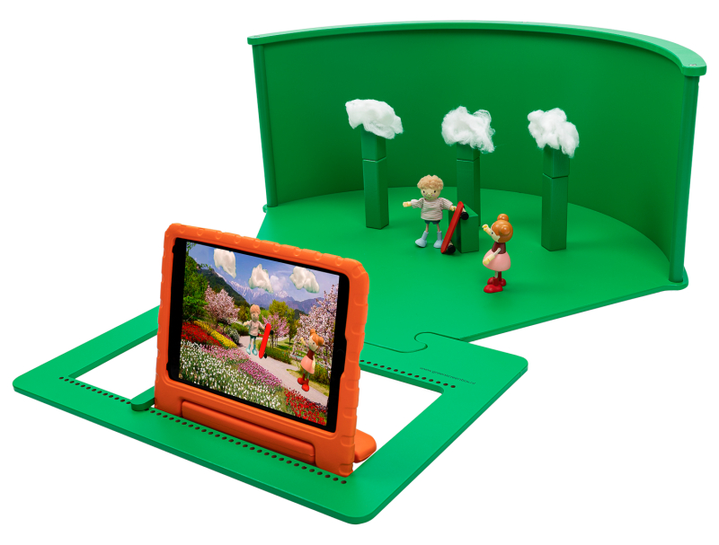 Greenscreenbox til foto, stopmotion og video