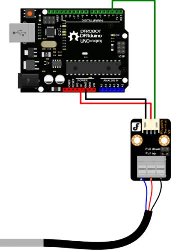 Gravity: Waterproof DS18B20 Digital Temperature Sensor