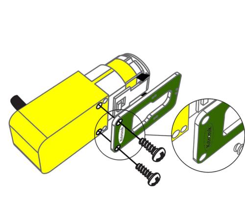 Loddefrie holdere til DC-motor