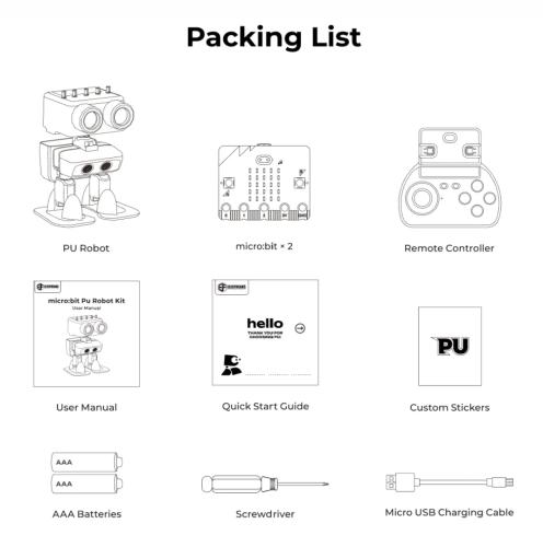 ELECFREAKS micro:bit PU Robot Kit